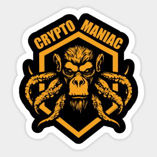 Cryptomaniac Sticker